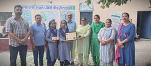 The girl students of Pandori Beit Government School were honored